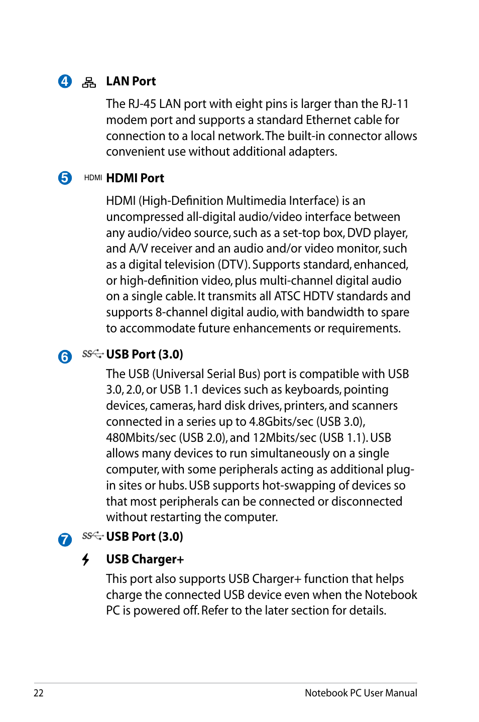 Asus R401JV User Manual | Page 22 / 118