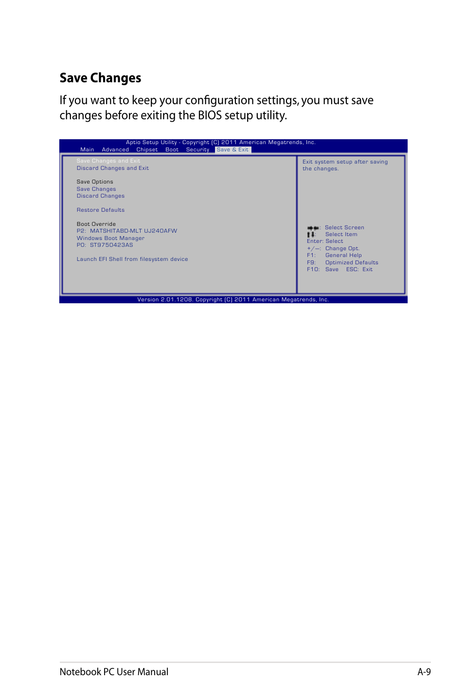 Save changes | Asus R401JV User Manual | Page 85 / 118