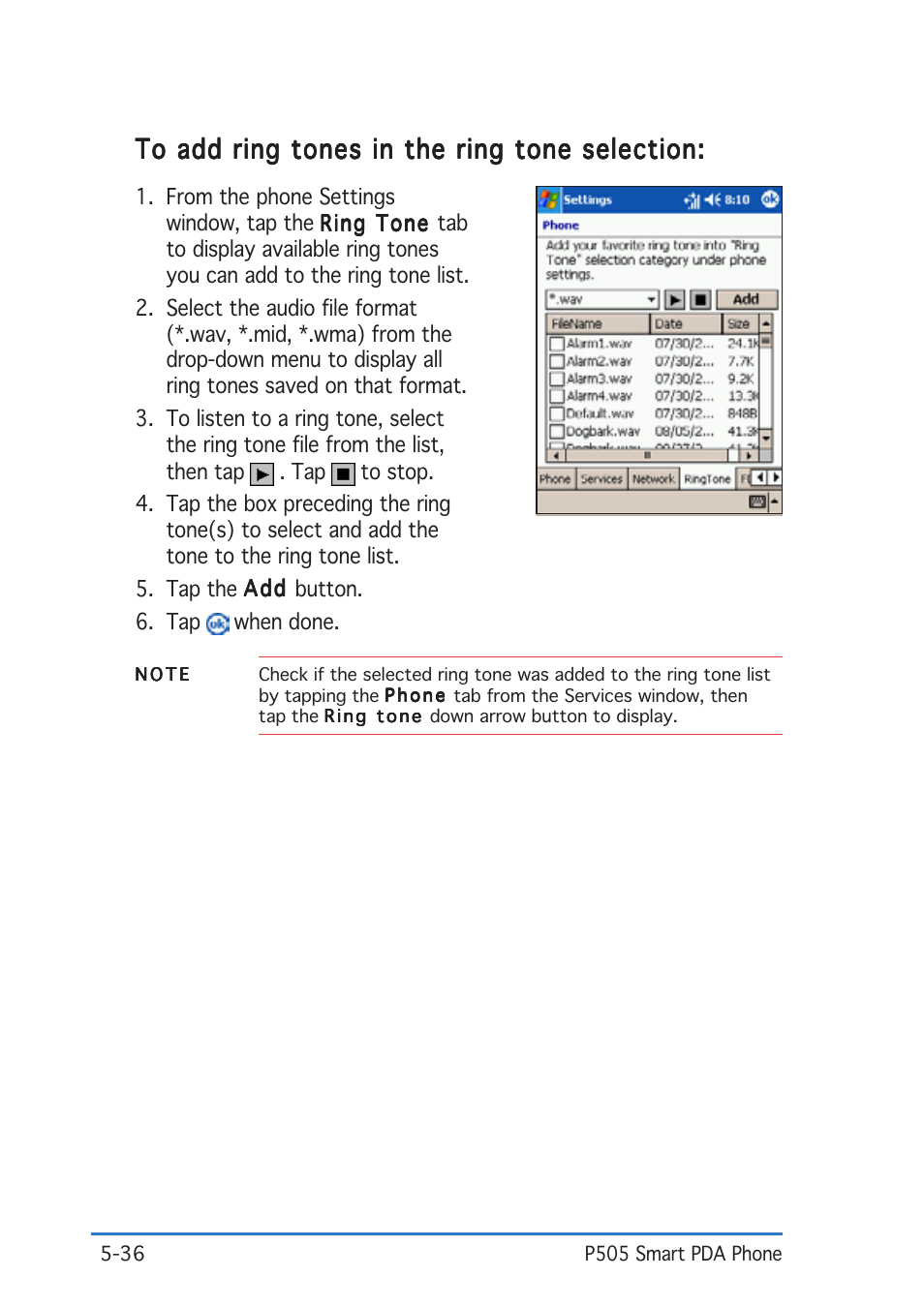 Asus P505 User Manual | Page 136 / 326