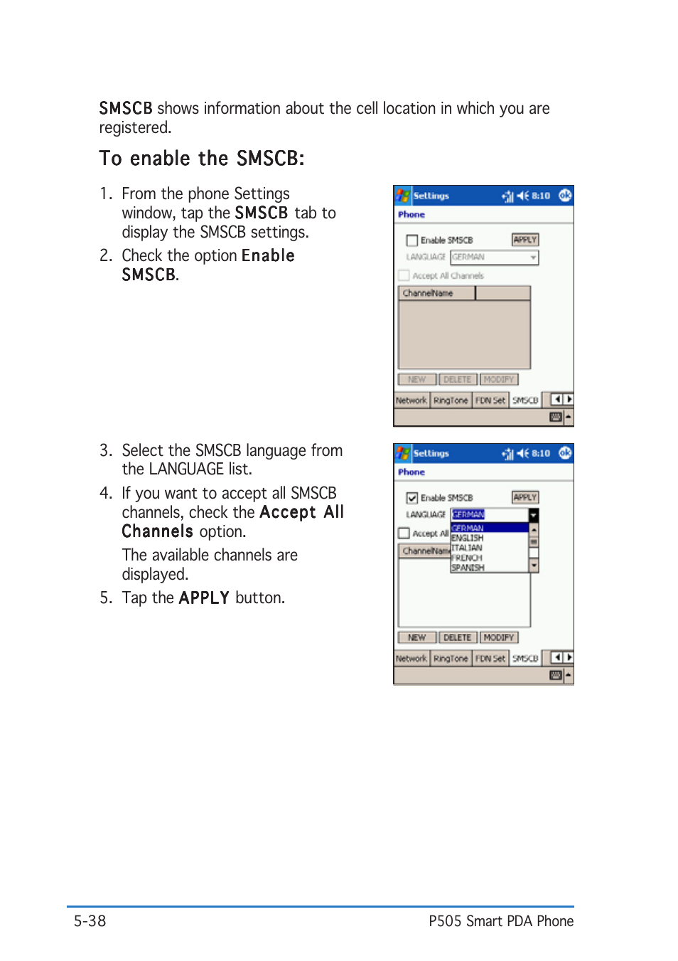 Asus P505 User Manual | Page 138 / 326