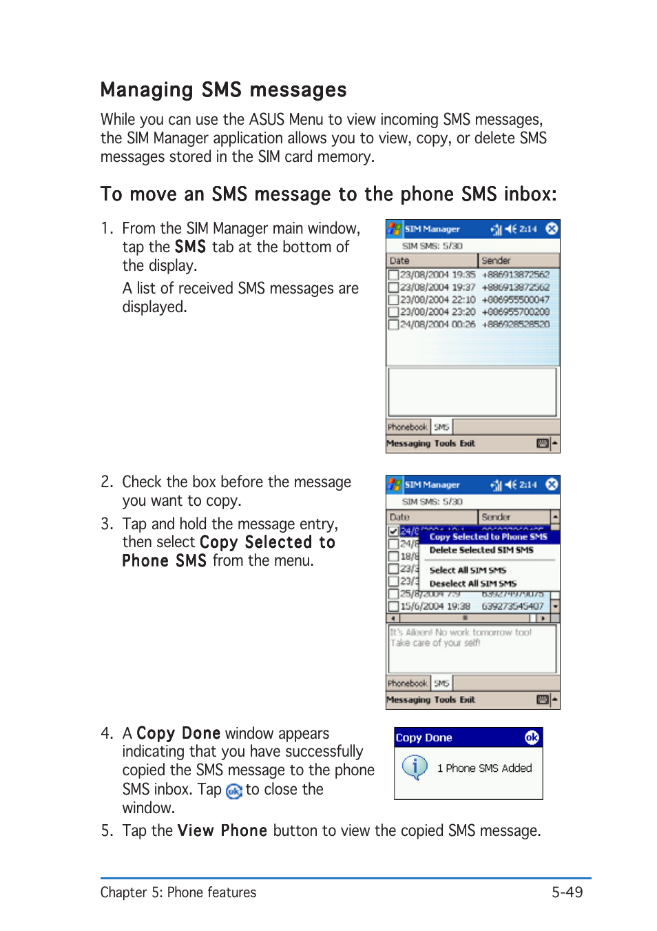 Asus P505 User Manual | Page 149 / 326