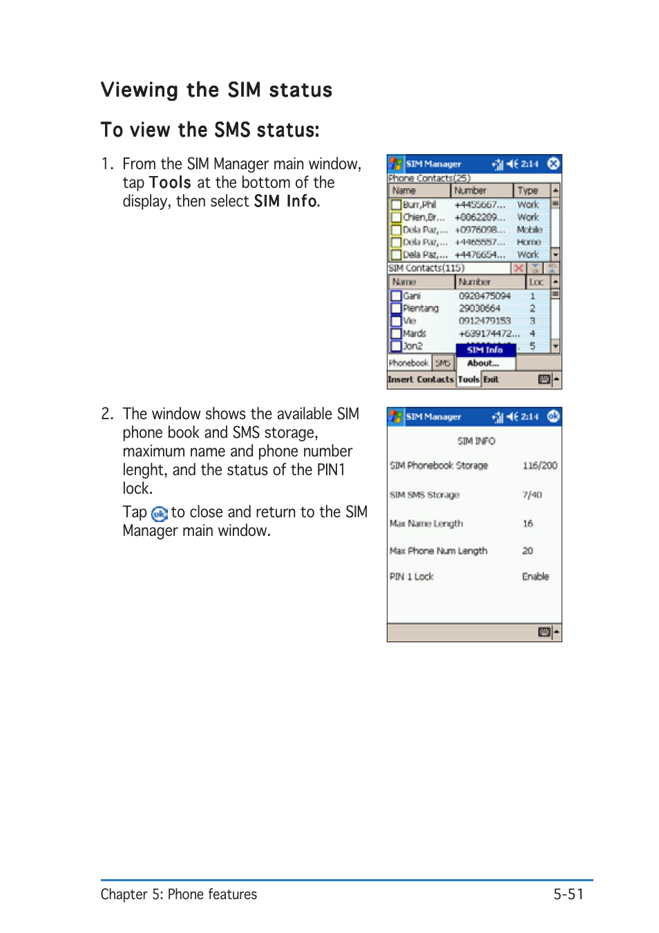 Asus P505 User Manual | Page 151 / 326