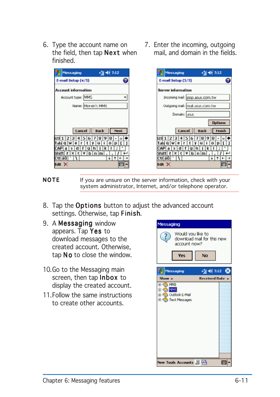 Asus P505 User Manual | Page 163 / 326