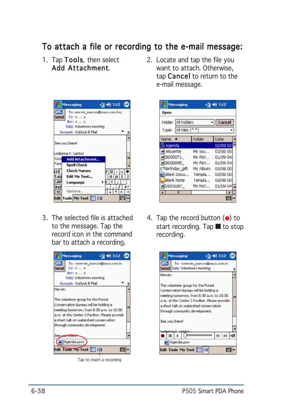 Asus P505 User Manual | Page 190 / 326