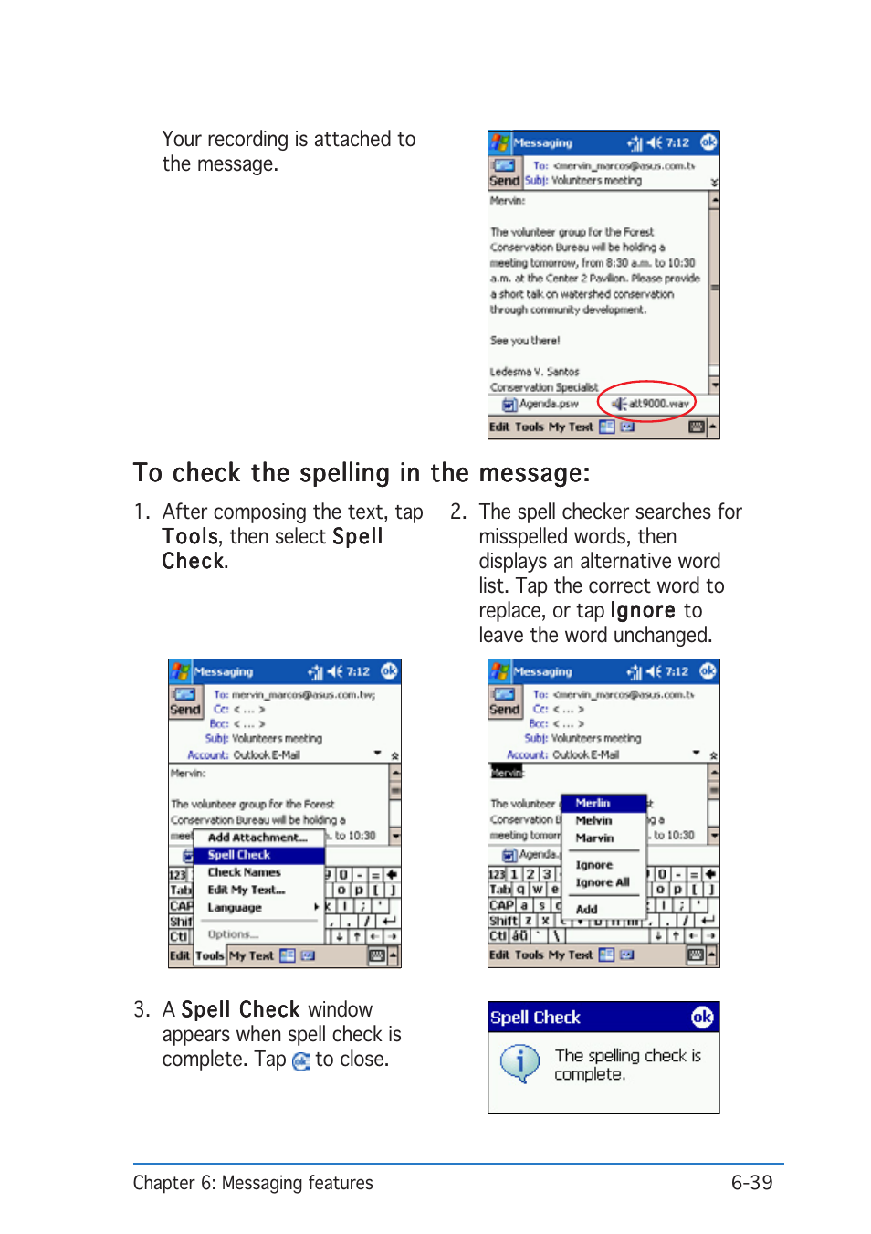 Asus P505 User Manual | Page 191 / 326