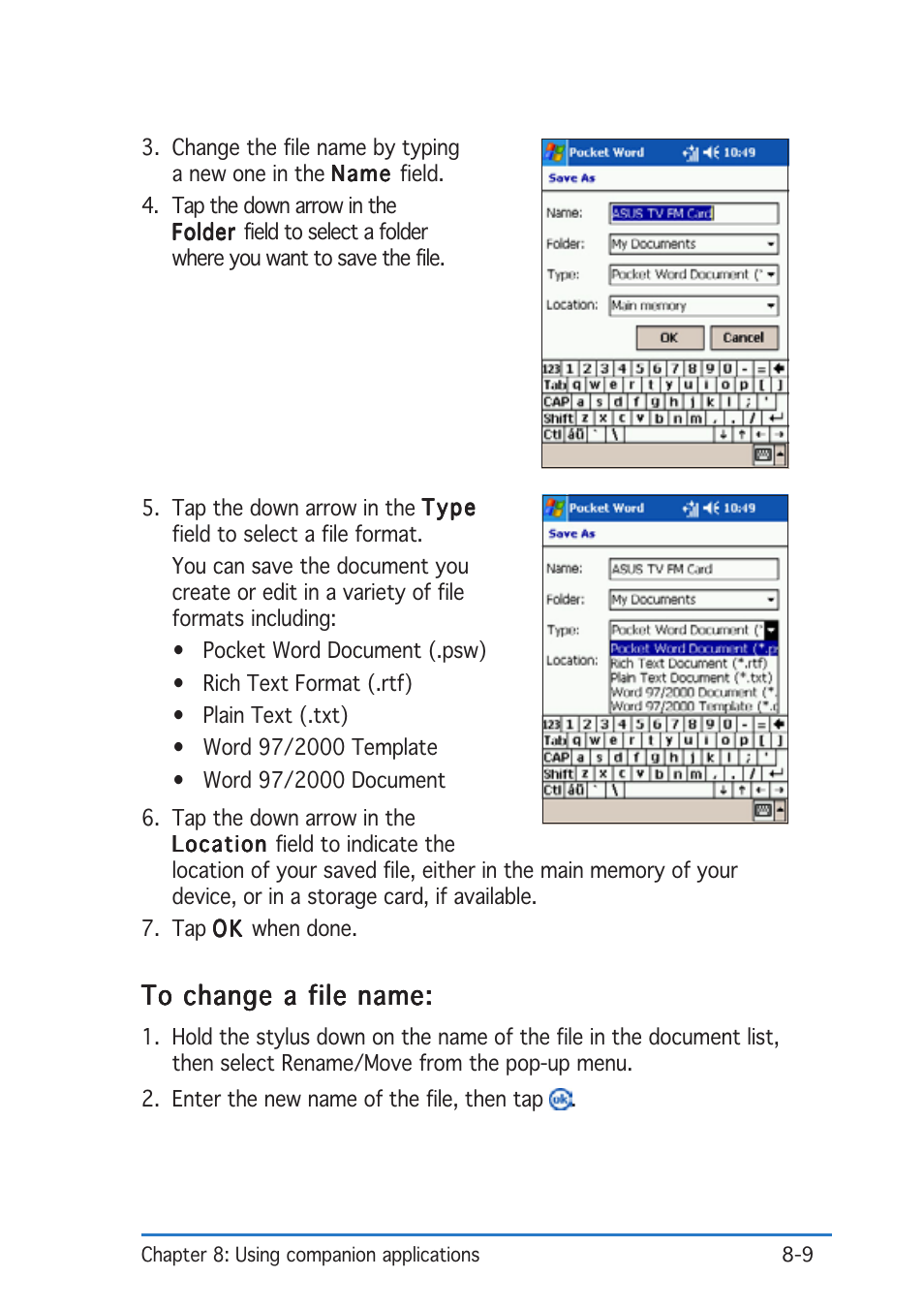 Asus P505 User Manual | Page 253 / 326