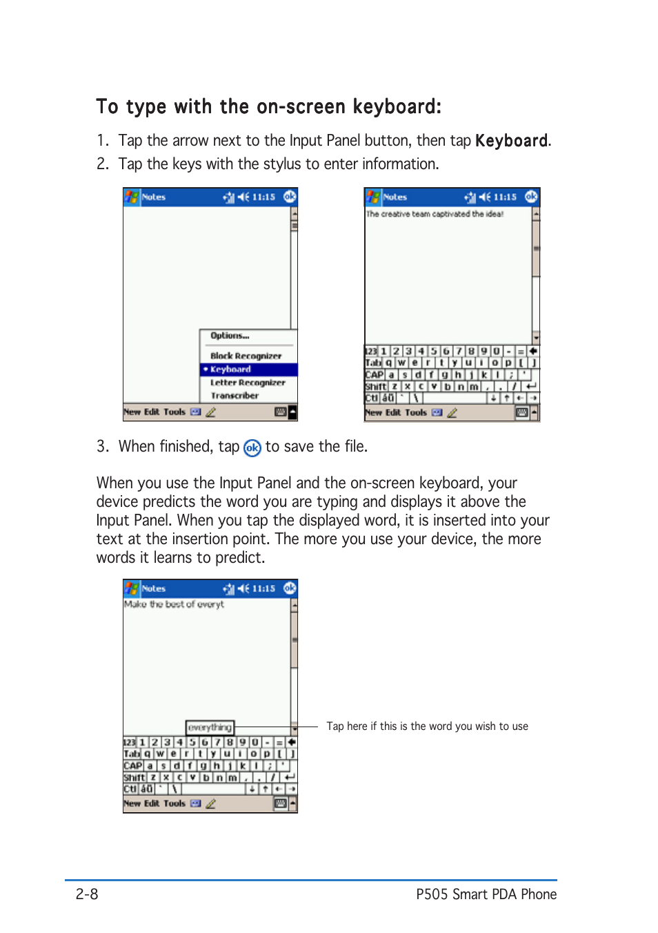 Asus P505 User Manual | Page 28 / 326