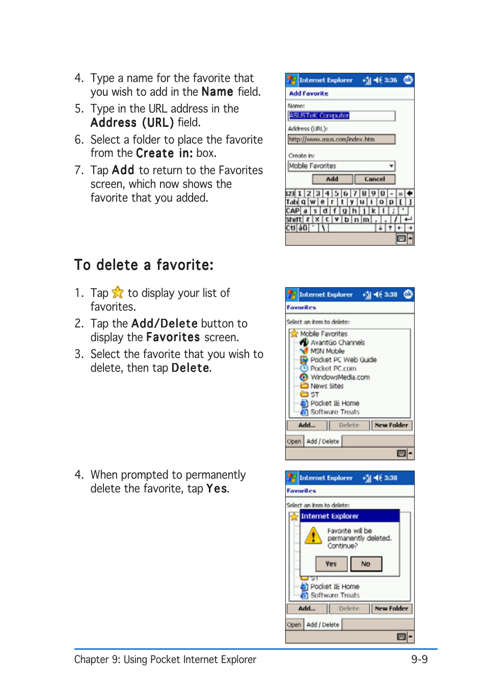 Asus P505 User Manual | Page 283 / 326