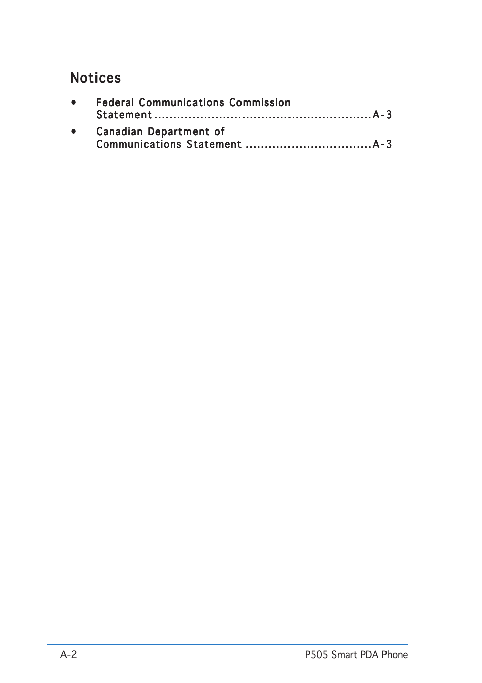 Notices | Asus P505 User Manual | Page 322 / 326