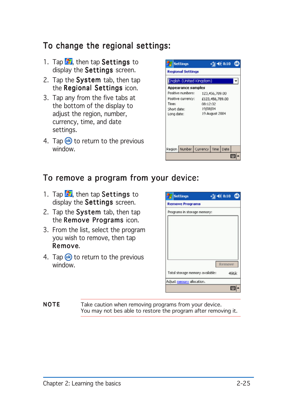 Asus P505 User Manual | Page 45 / 326