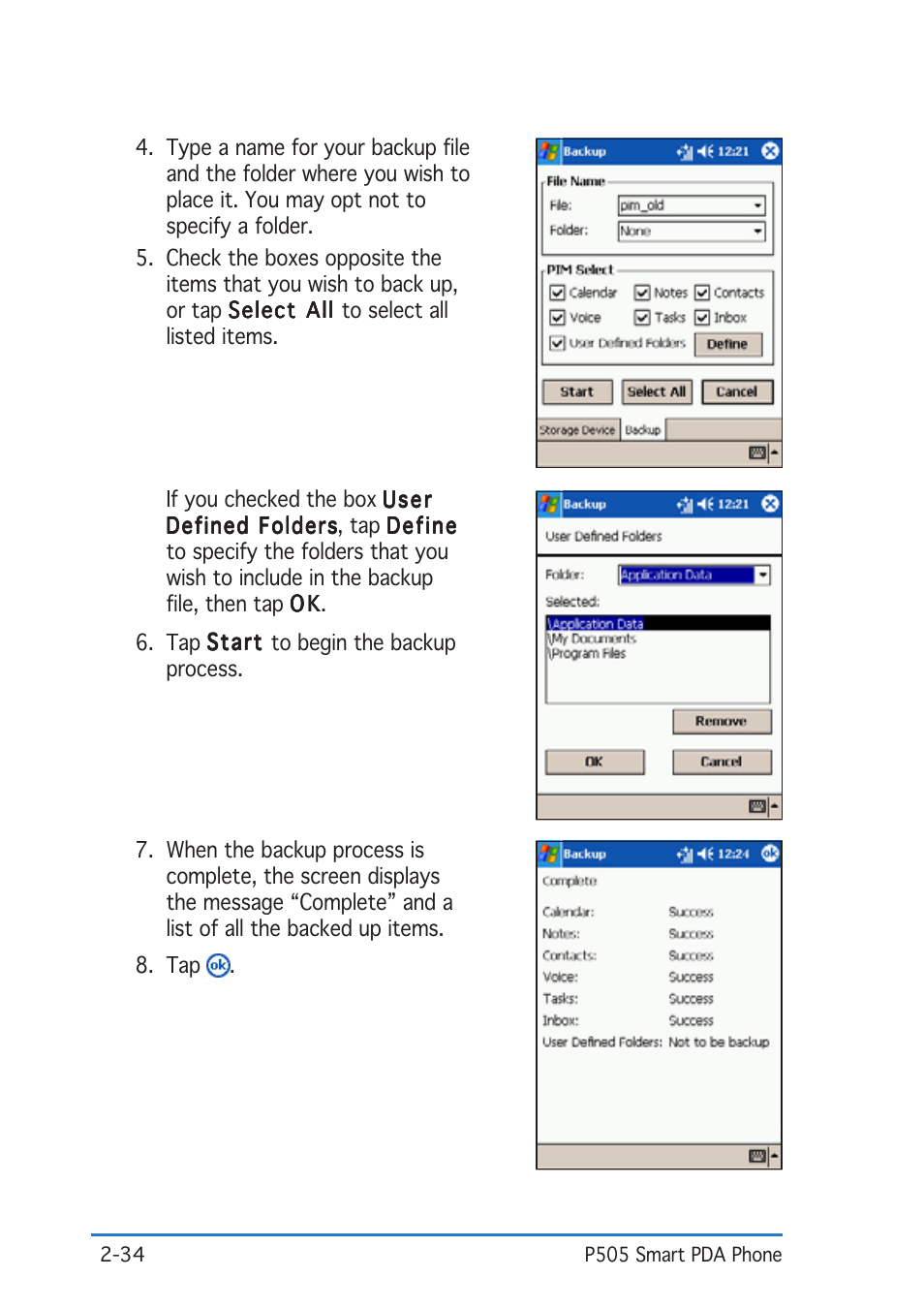 Asus P505 User Manual | Page 54 / 326