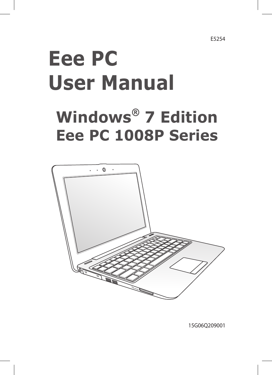 Asus Eee PC 1008P User Manual | 66 pages