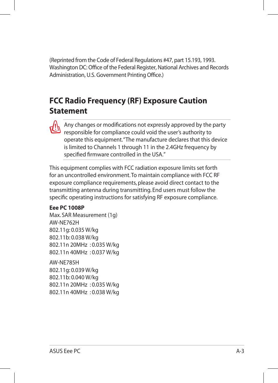 Asus Eee PC 1008P User Manual | Page 55 / 66