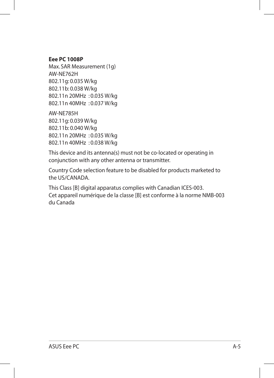 Asus Eee PC 1008P User Manual | Page 57 / 66