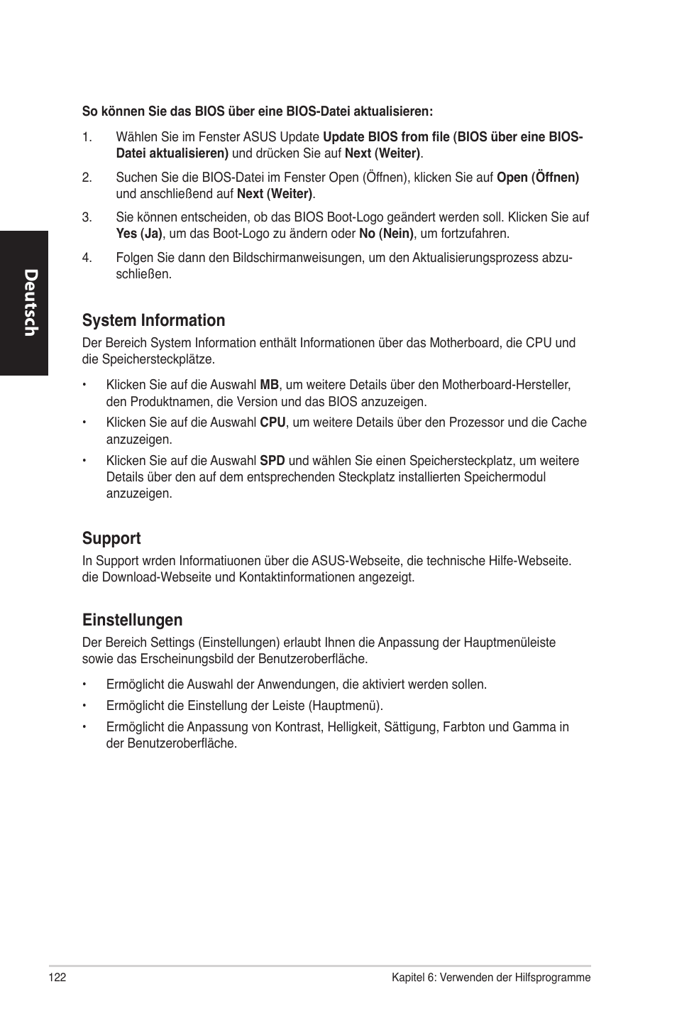 Deutsch d eutsch d eutsch d eutsch | Asus CM6870 User Manual | Page 124 / 494