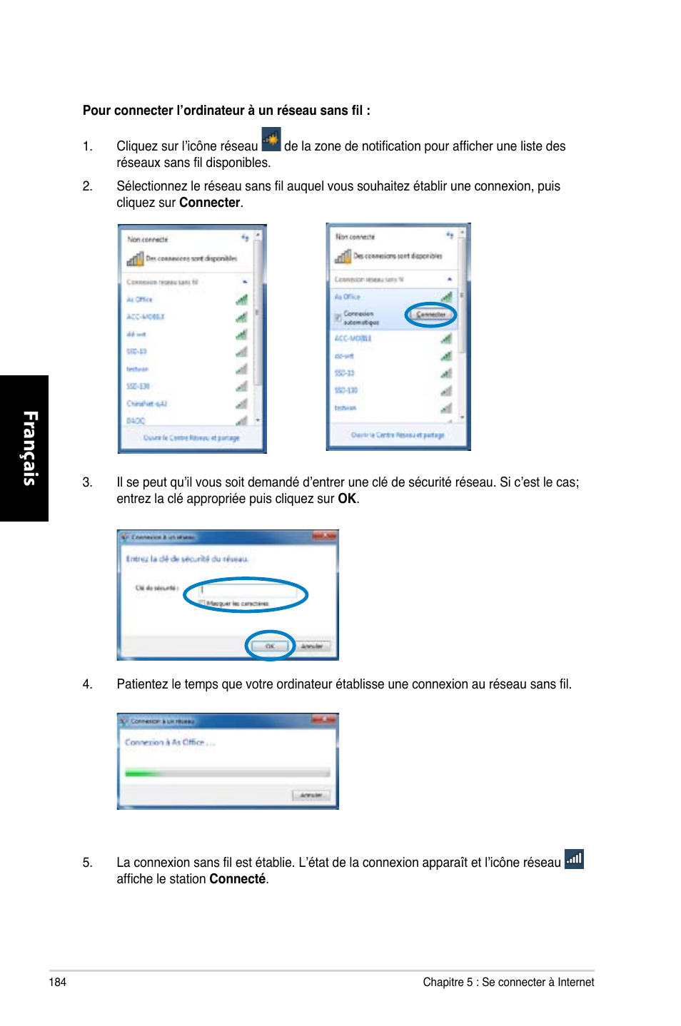 Fr anç ais fr anç ais | Asus CM6870 User Manual | Page 186 / 494