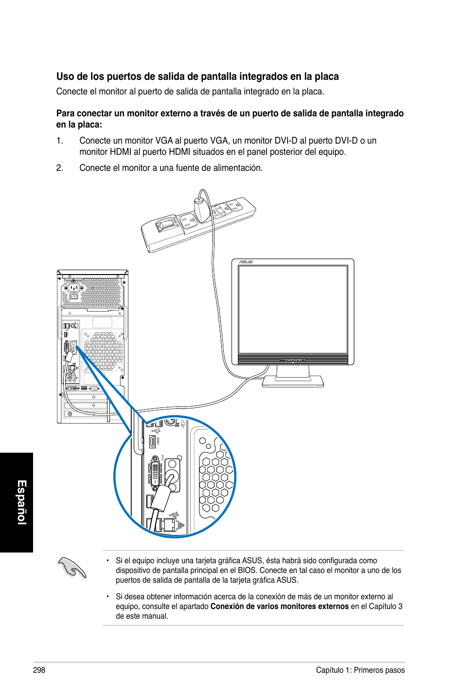 Español | Asus CM6870 User Manual | Page 300 / 494
