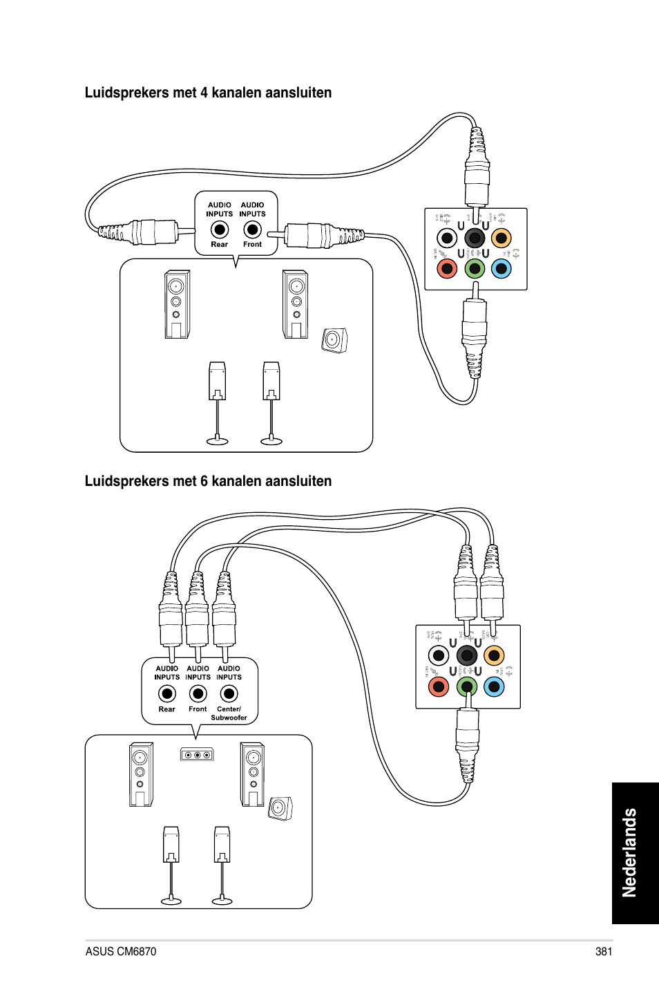 Nederlands | Asus CM6870 User Manual | Page 383 / 494