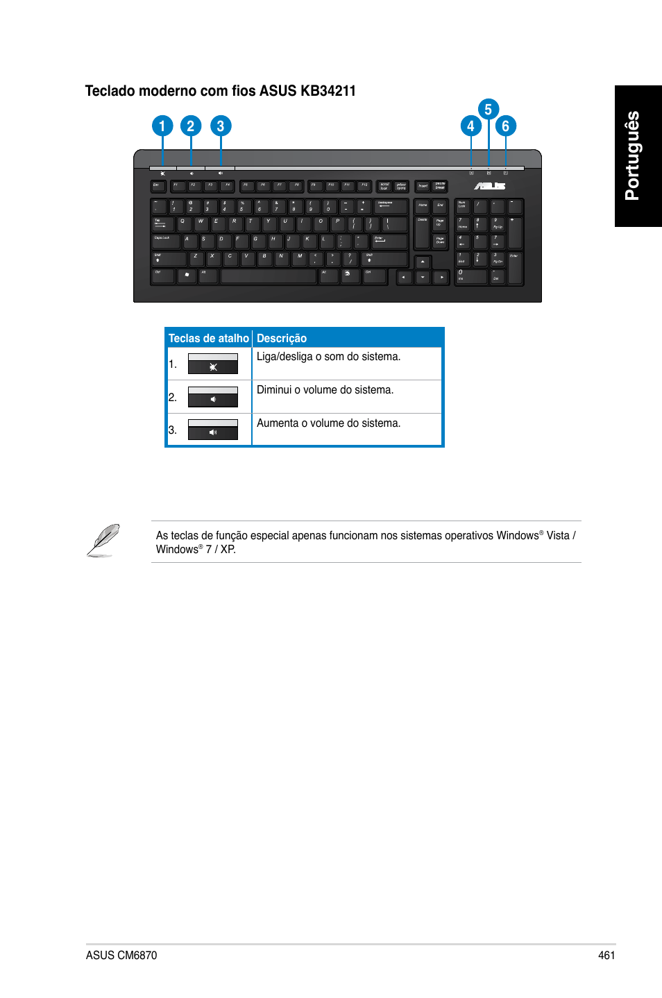 Português | Asus CM6870 User Manual | Page 463 / 494
