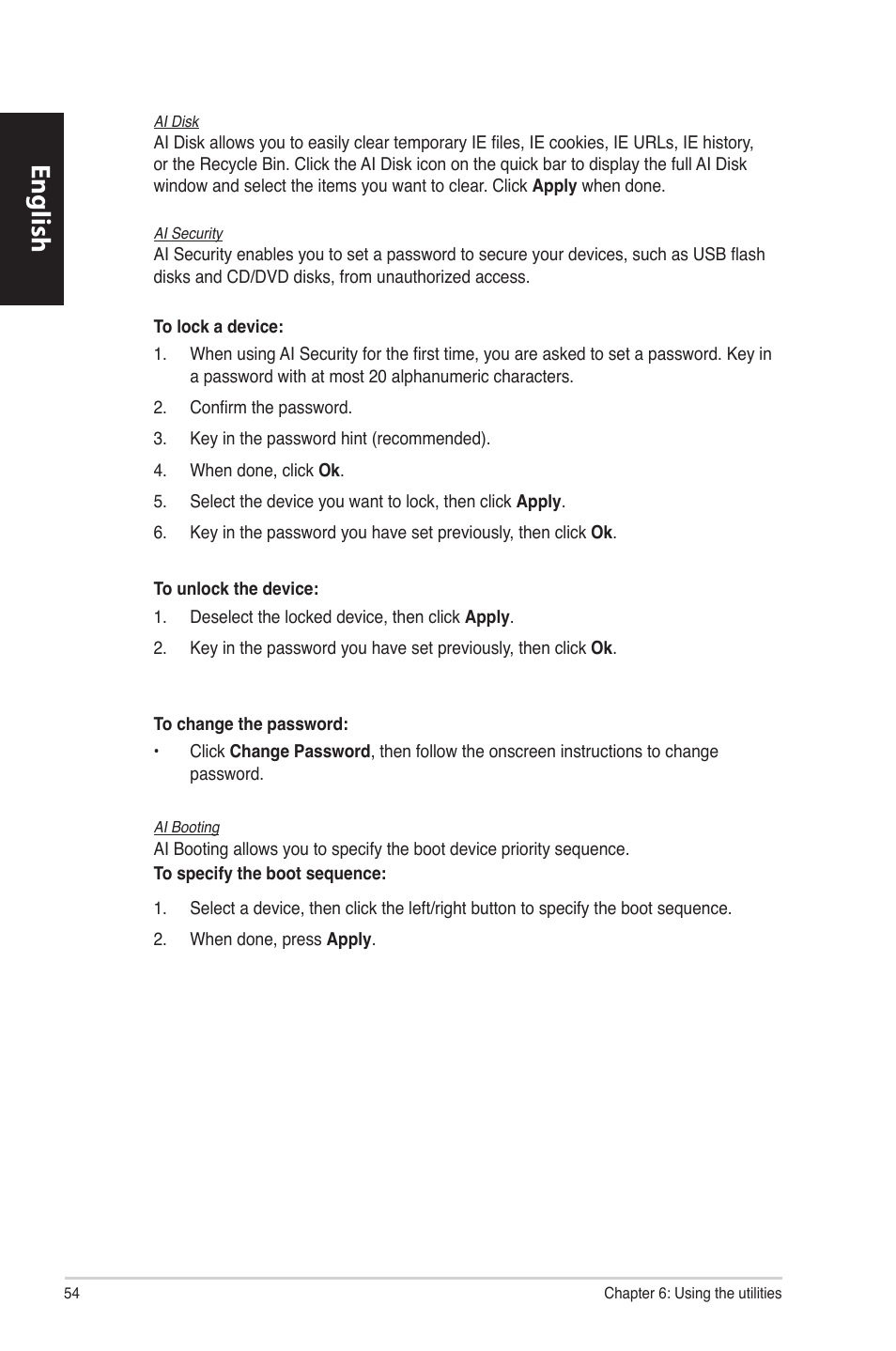 English | Asus CM6870 User Manual | Page 56 / 494