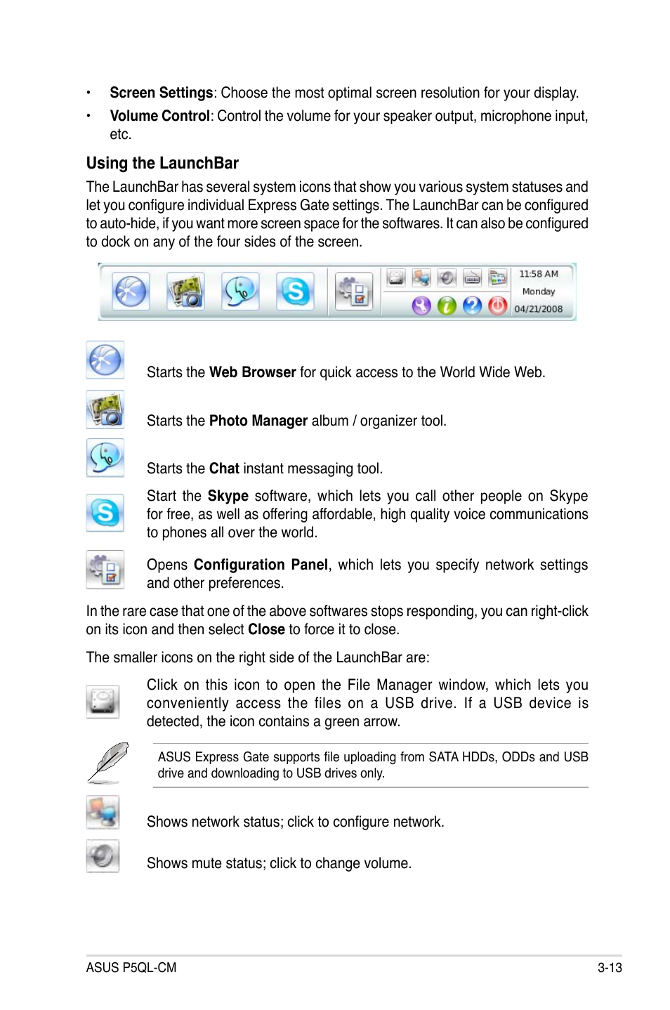 Asus P5QL-CM User Manual | Page 105 / 114