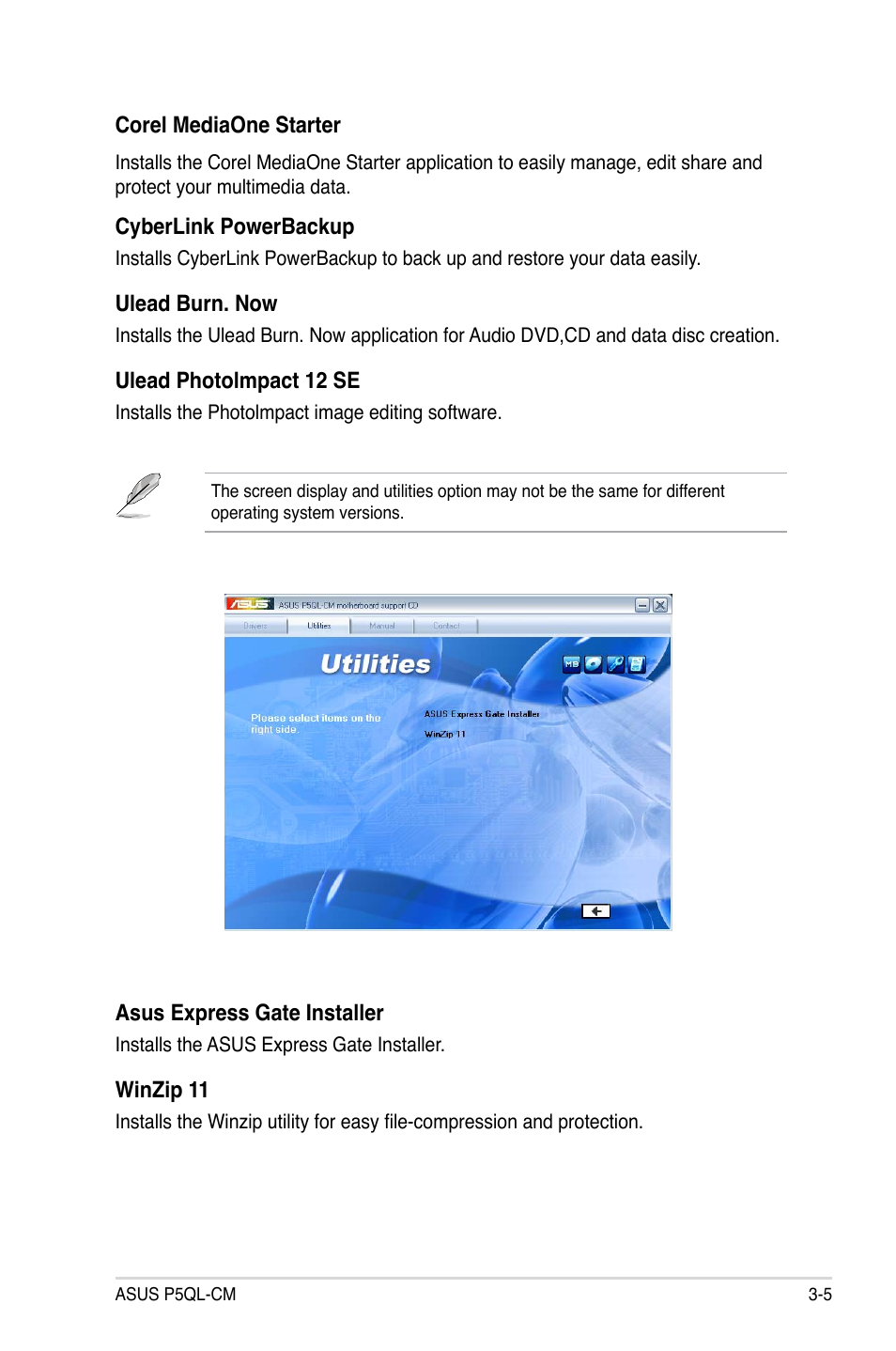 Asus P5QL-CM User Manual | Page 97 / 114