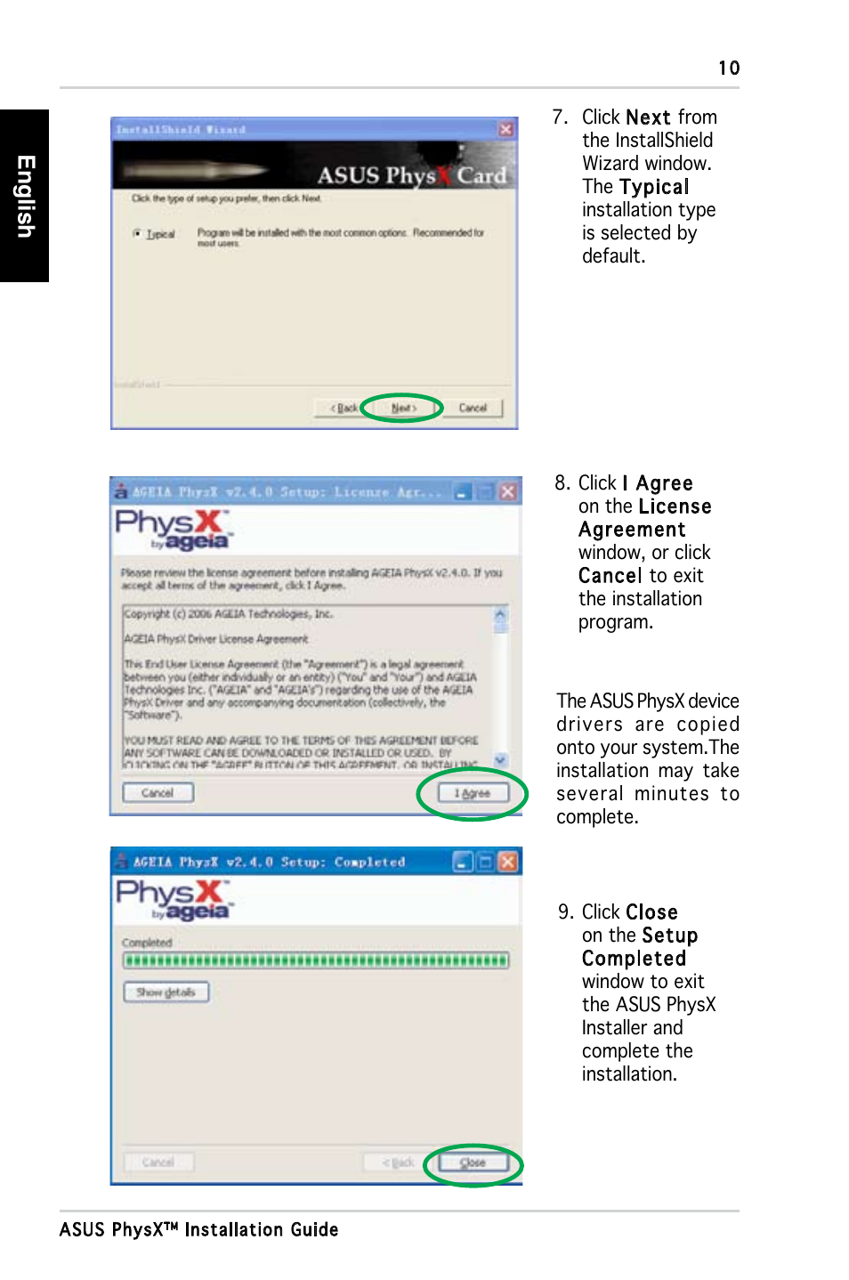 English | Asus PhysX P1 User Manual | Page 12 / 120