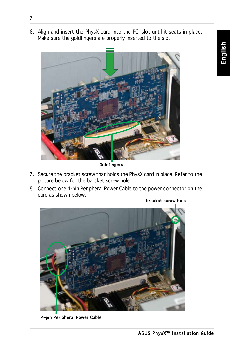 English | Asus PhysX P1 User Manual | Page 9 / 120