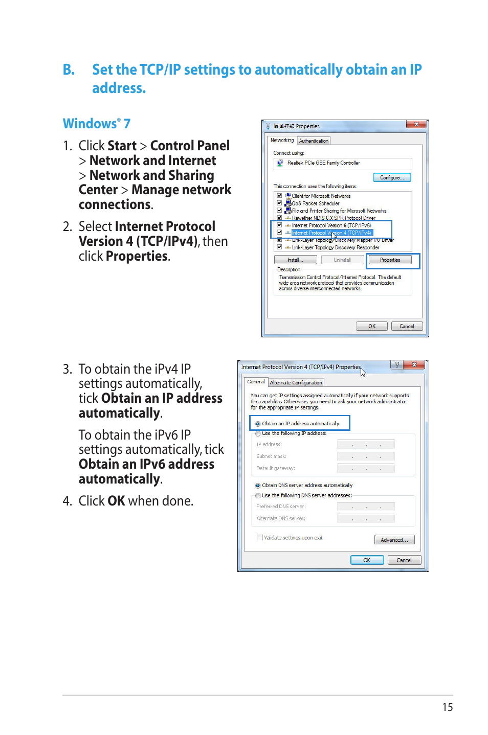 Address | Asus RT-N16 User Manual | Page 15 / 69