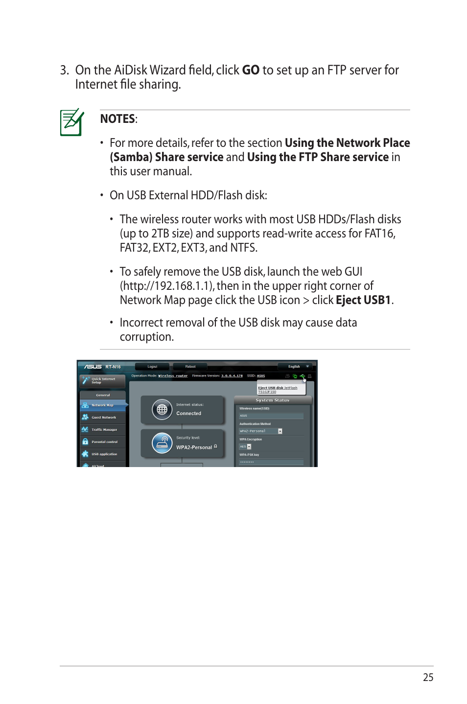 Asus RT-N16 User Manual | Page 25 / 69