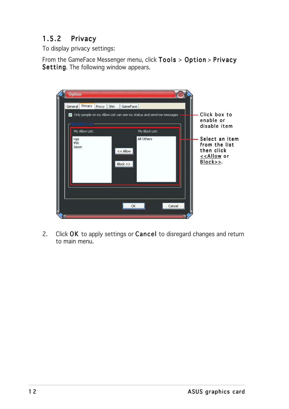 1 . 5 . 2 privacy privacy privacy privacy privacy | Asus V9999 Series User Manual | Page 18 / 60