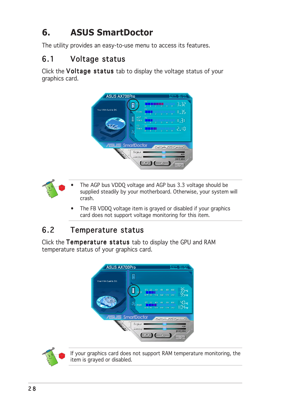 Asus smartdoctor | Asus V9999 Series User Manual | Page 34 / 60