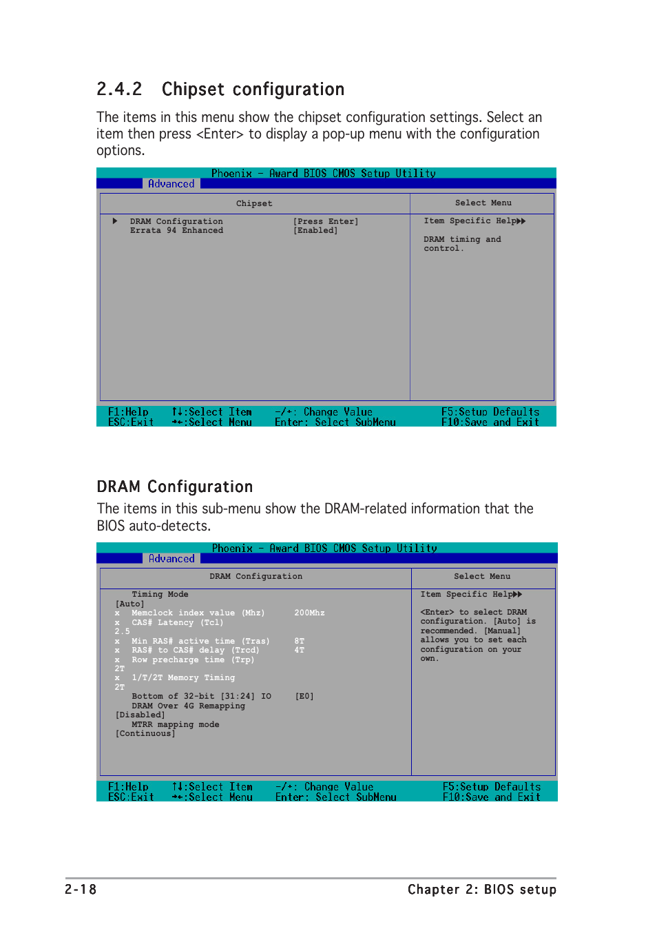 Dram configuration | Asus A8N-SLI User Manual | Page 56 / 88