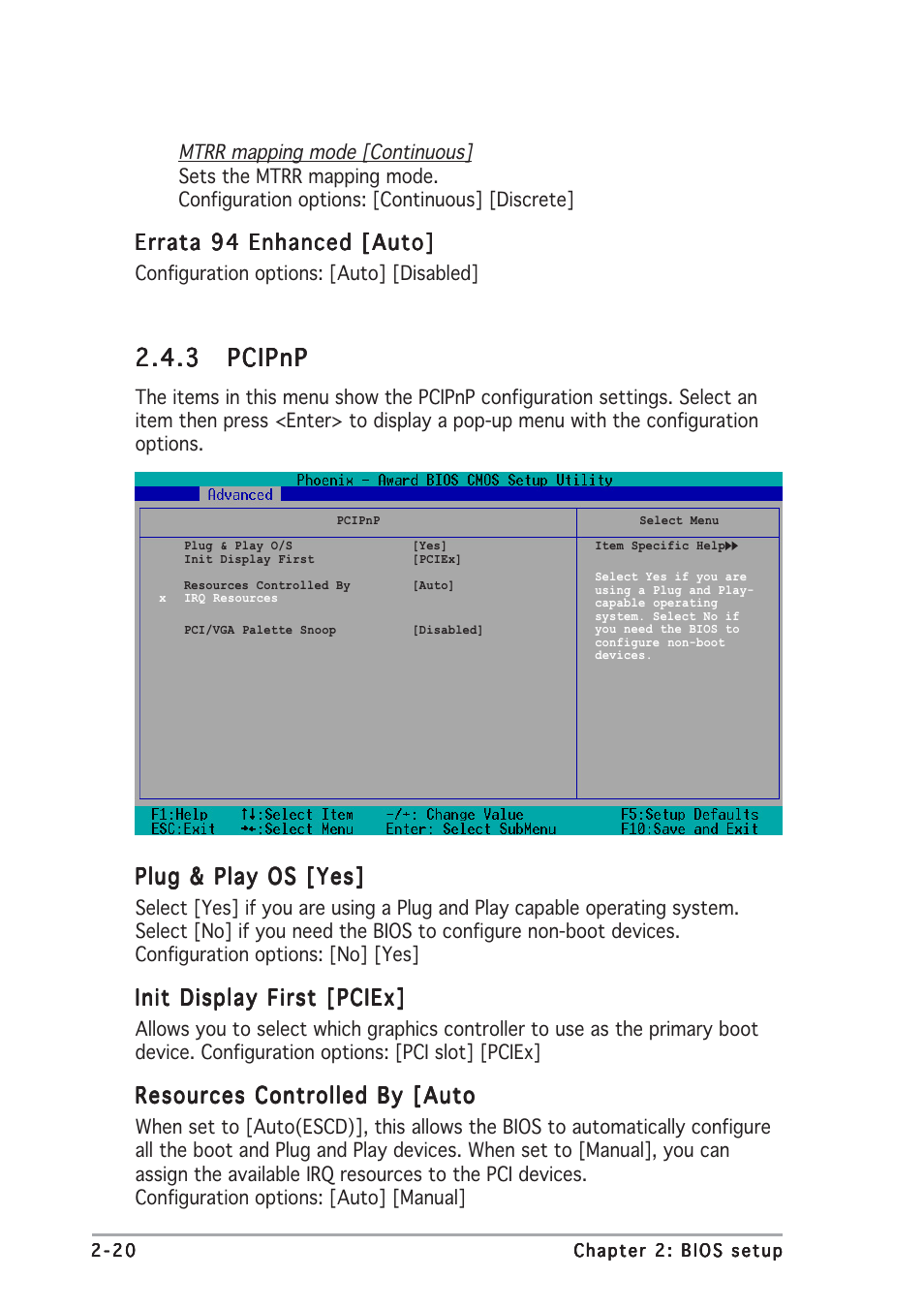 3 pcipnp pcipnp pcipnp pcipnp pcipnp | Asus A8N-SLI User Manual | Page 58 / 88