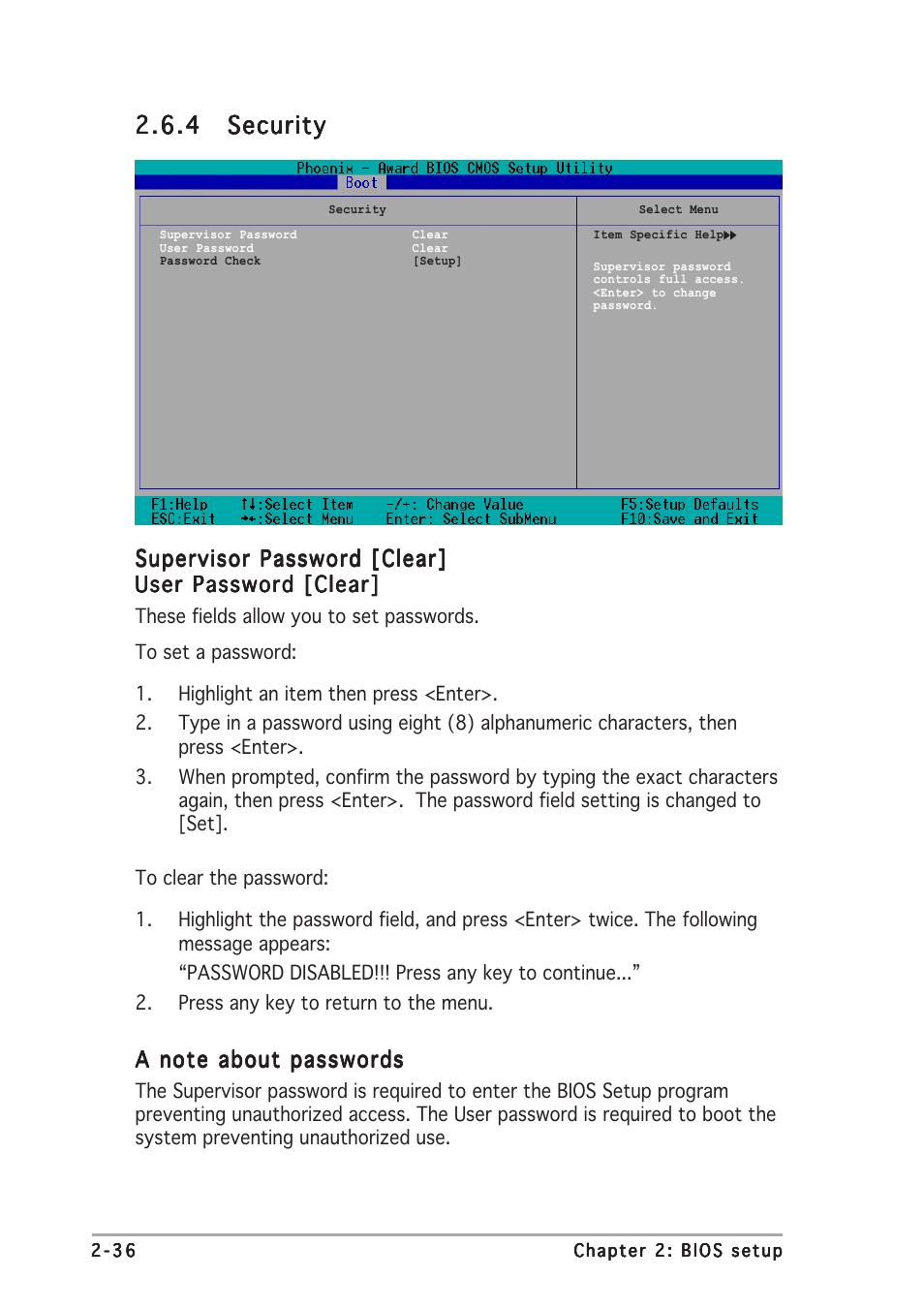 4 security security security security security | Asus A8N-SLI User Manual | Page 74 / 88