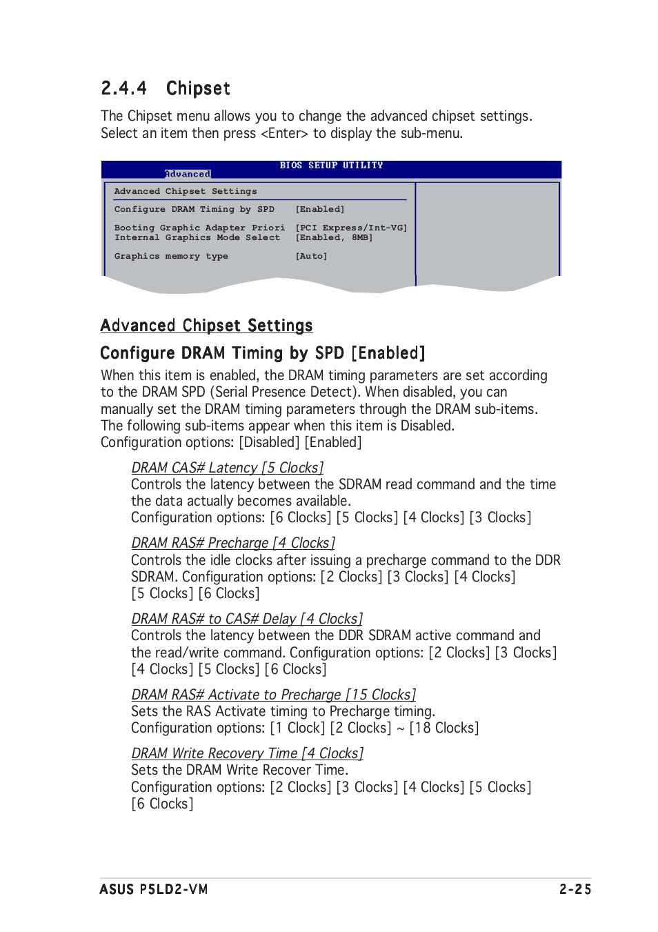 4 chipset chipset chipset chipset chipset | Asus P5LD2-VM User Manual | Page 69 / 94