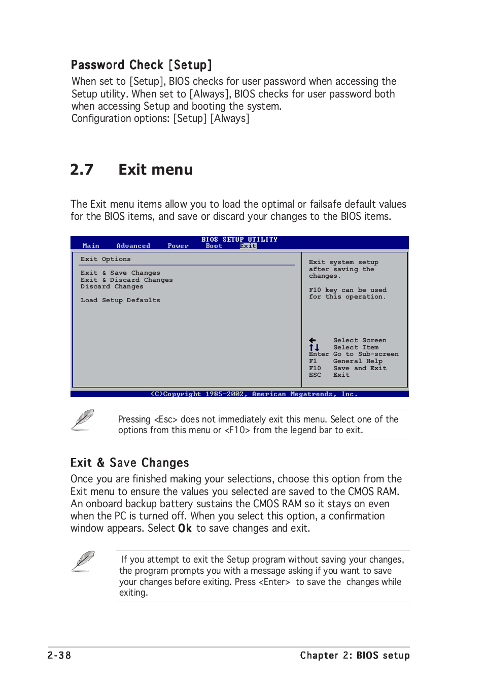 7 exit menu | Asus P5LD2-VM User Manual | Page 82 / 94