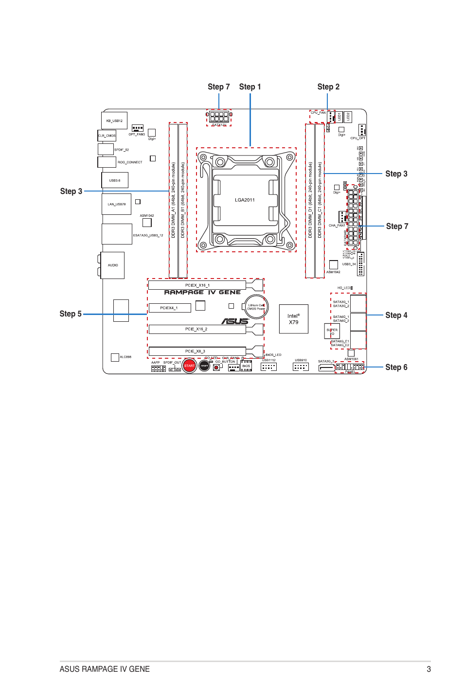 Asus RAMPAGE IV GENE User Manual | Page 3 / 14