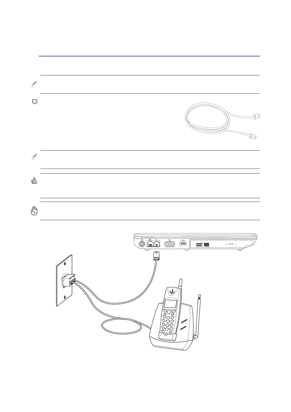 Connections, Modem connection | Asus M9V User Manual | Page 45 / 72