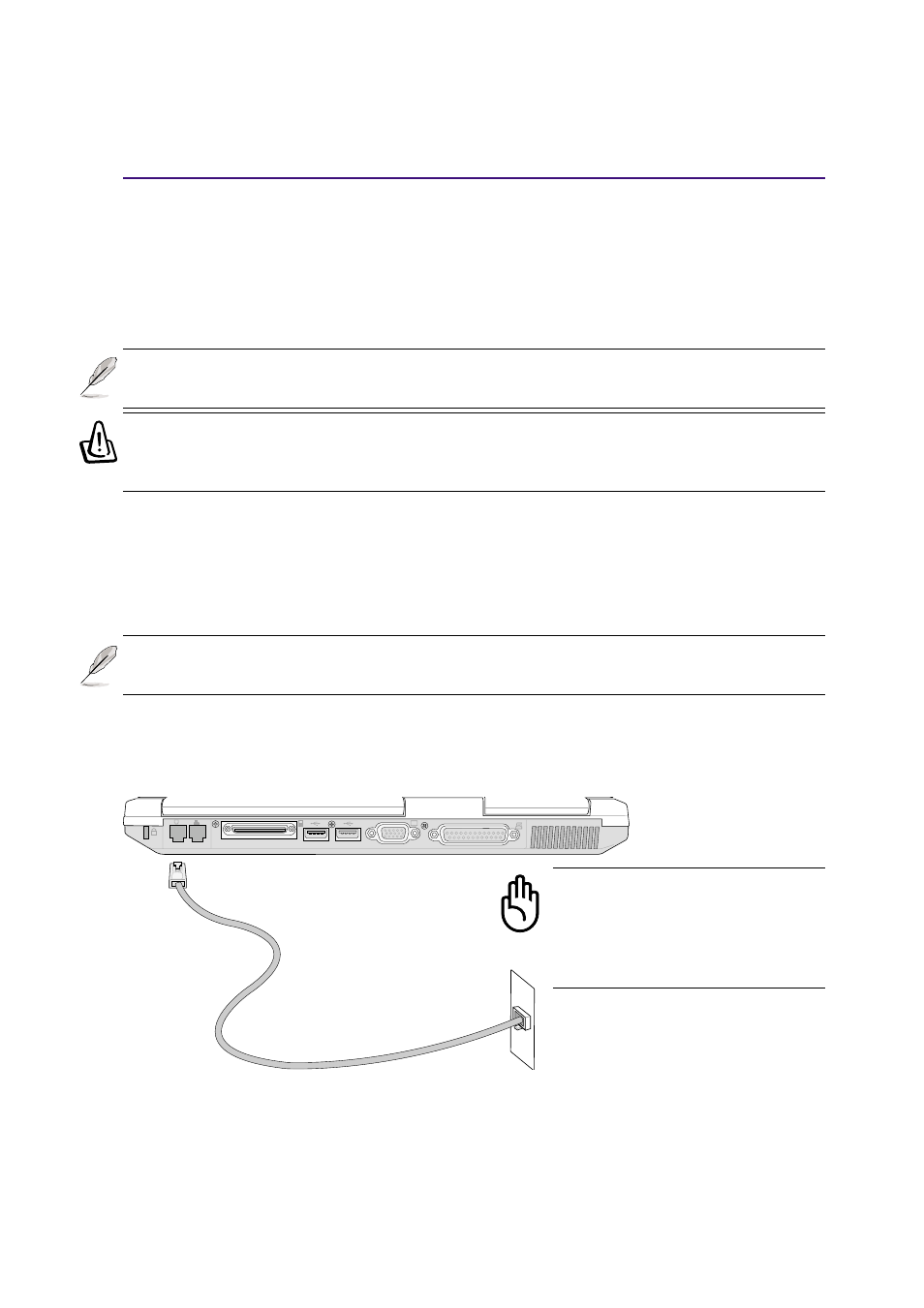 Modem and network connections, Modem connection | Asus M2A User Manual | Page 49 / 88