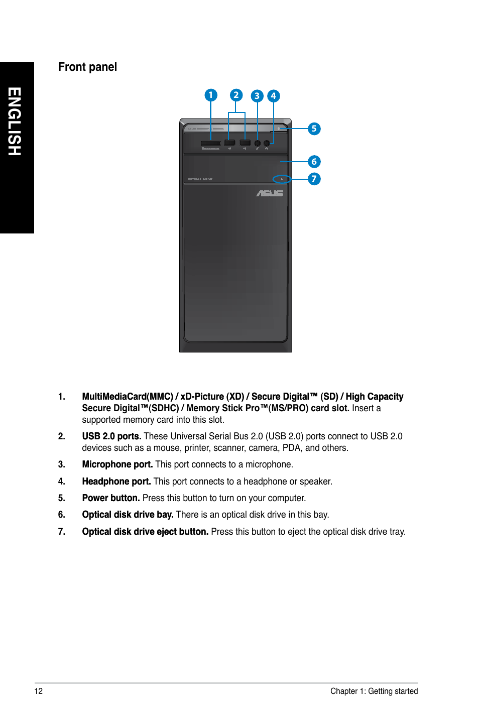 En g lis h en g li sh en g lis h en g li sh | Asus M11AA User Manual | Page 12 / 68