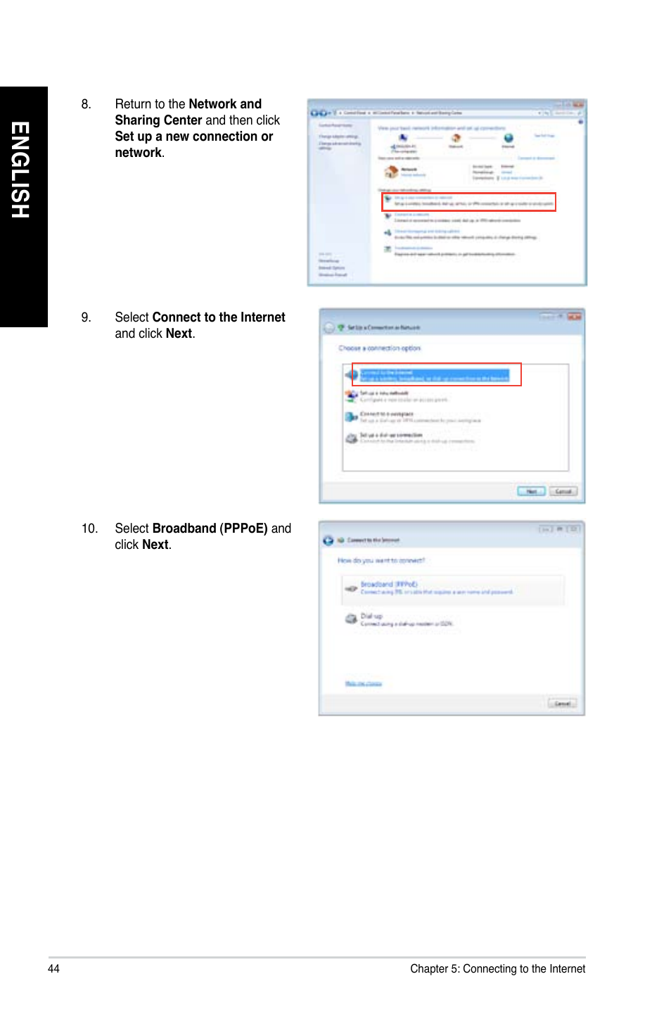 En g lis h en g li sh en g lis h en g li sh | Asus M11AA User Manual | Page 44 / 68