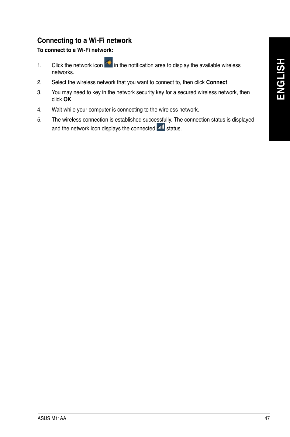 En g lis h en g li sh | Asus M11AA User Manual | Page 47 / 68