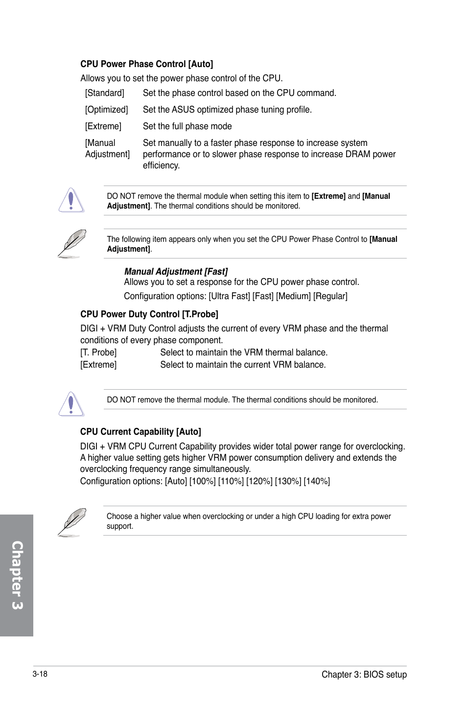 Chapter 3 | Asus MAXIMUS VI GENE User Manual | Page 104 / 196