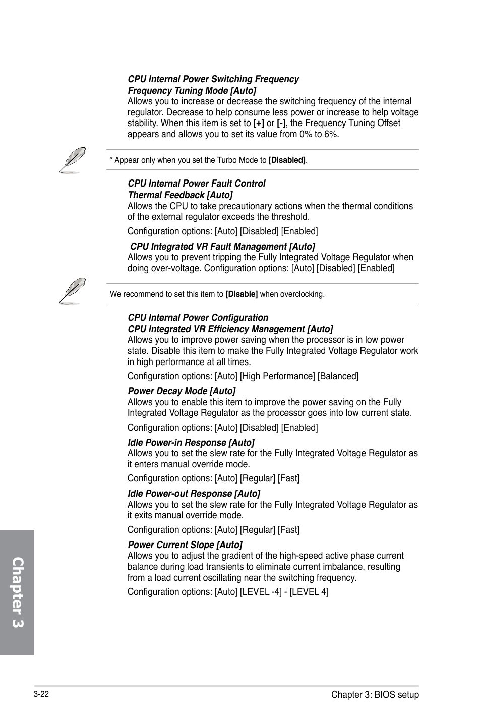 Chapter 3 | Asus MAXIMUS VI GENE User Manual | Page 108 / 196