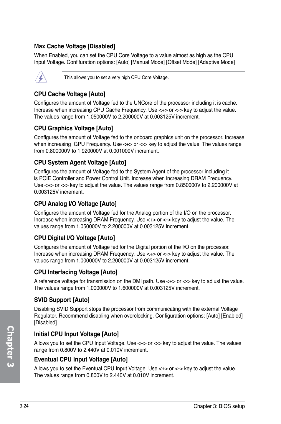 Chapter 3 | Asus MAXIMUS VI GENE User Manual | Page 110 / 196