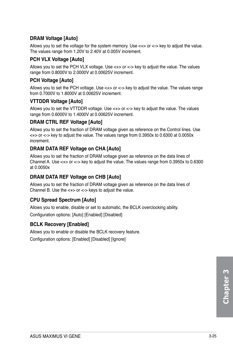 Chapter 3 | Asus MAXIMUS VI GENE User Manual | Page 111 / 196