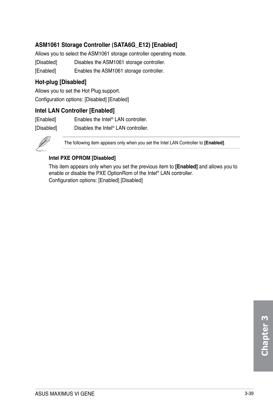 Chapter 3 | Asus MAXIMUS VI GENE User Manual | Page 125 / 196