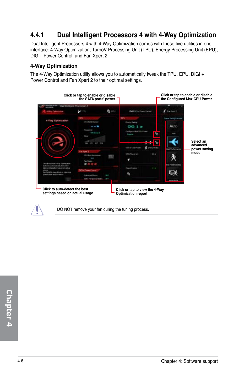 Chapter 4, Way optimization | Asus MAXIMUS VI GENE User Manual | Page 154 / 196