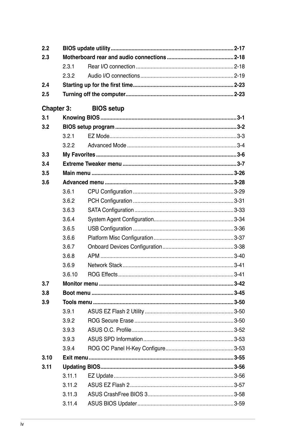 Asus MAXIMUS VI GENE User Manual | Page 4 / 196